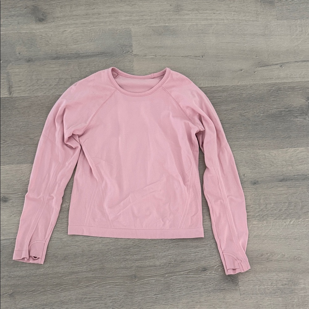Athleta Pink Long Sleeve Tee